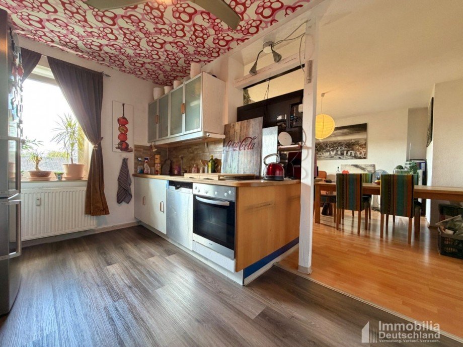 K�che mit angrenzendem Essbereich Dachgeschosswohnung Dortmund