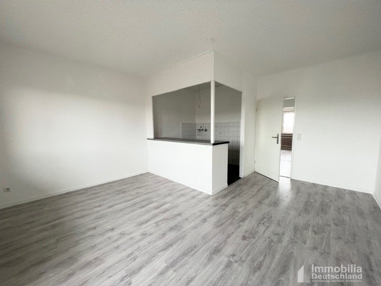 Wohnzimmer mit K�che Selm Etagenwohnung Begehrenswerte 2-Zimmerwohnung mit Balkon