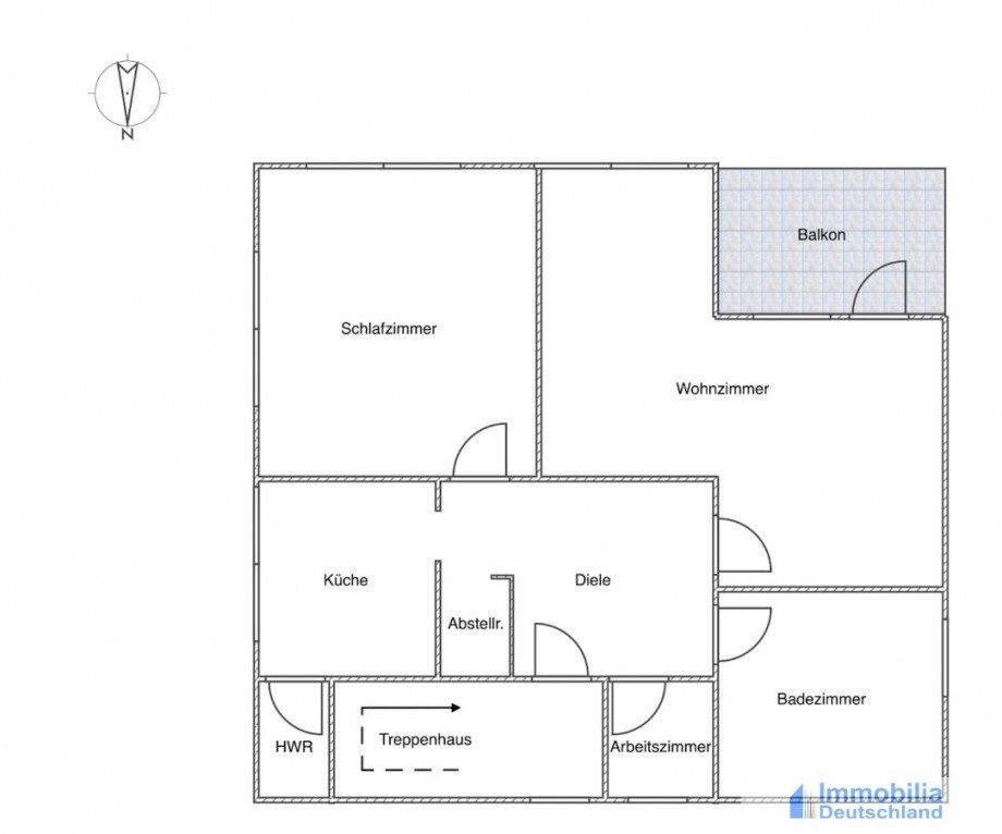 Grundriss Obergeschoss Zweifamilienhaus Dortmund