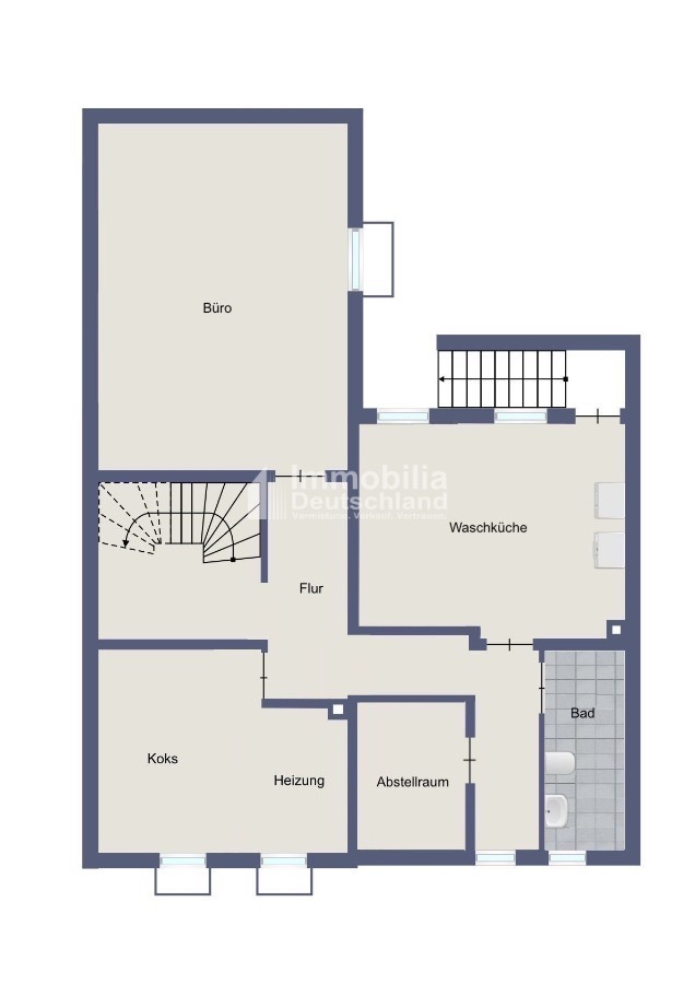Grundriss KG Zweifamilienhaus Dortmund