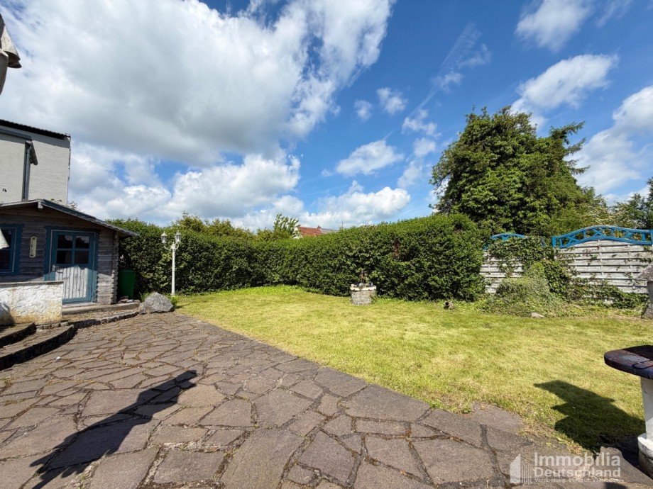 Terrasse Doppelhaush�lfte Kamen