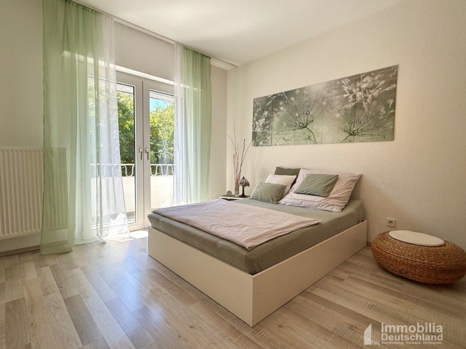 Impressionen Schlafzimmer Erdgeschosswohnung Witten
