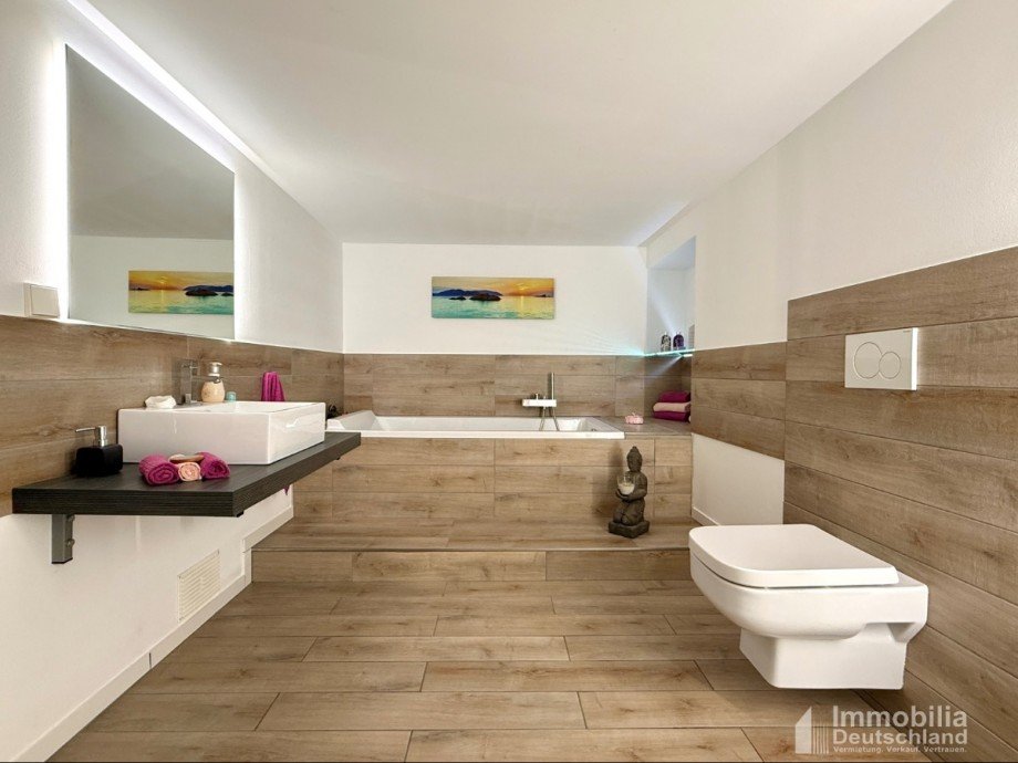 Badezimmer im Keller Erdgeschosswohnung Witten