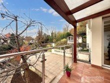 Blick von �berdachter Terrasse Ein- bis Zweifamilienhaus mit Garage und Garten in Dortmund-Barop