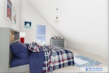 2. Schlafzimmer im Dachgeschoss 4-Zimmer Wohnung in Dortmund-Kirchh�rde - Maisonette-Wohnung mit Garage