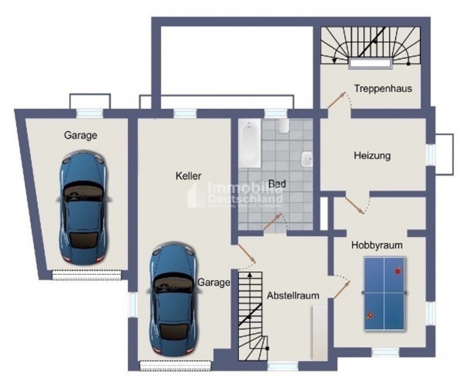 Grundriss Souterrain Erdgeschosswohnung Witten