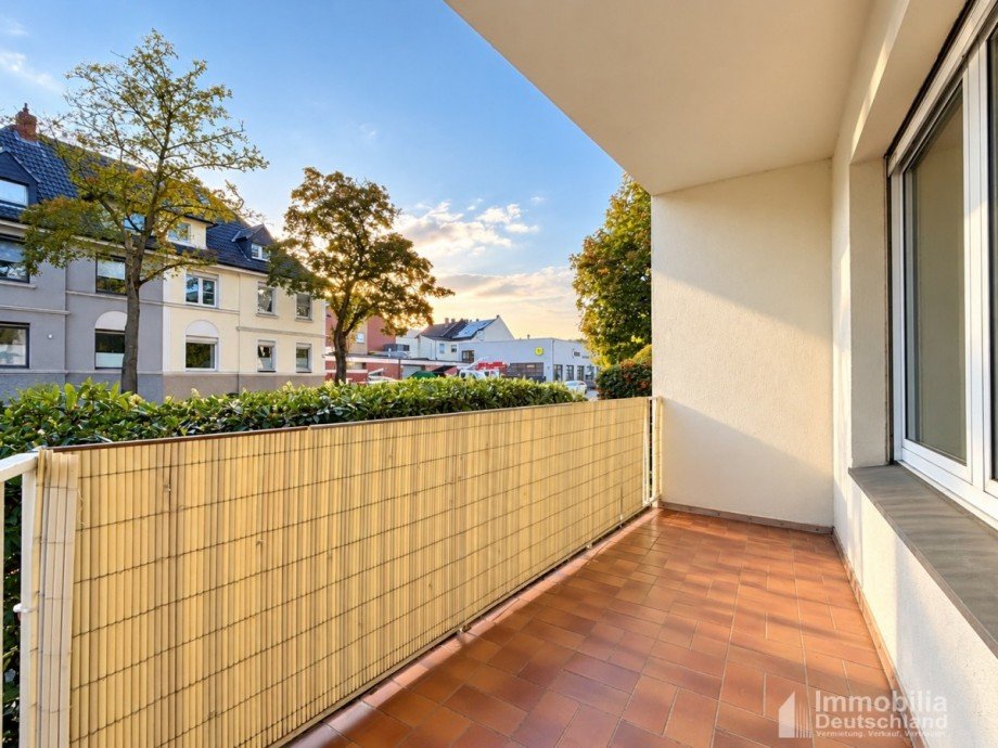 Balkon Erdgeschosswohnung L�nen