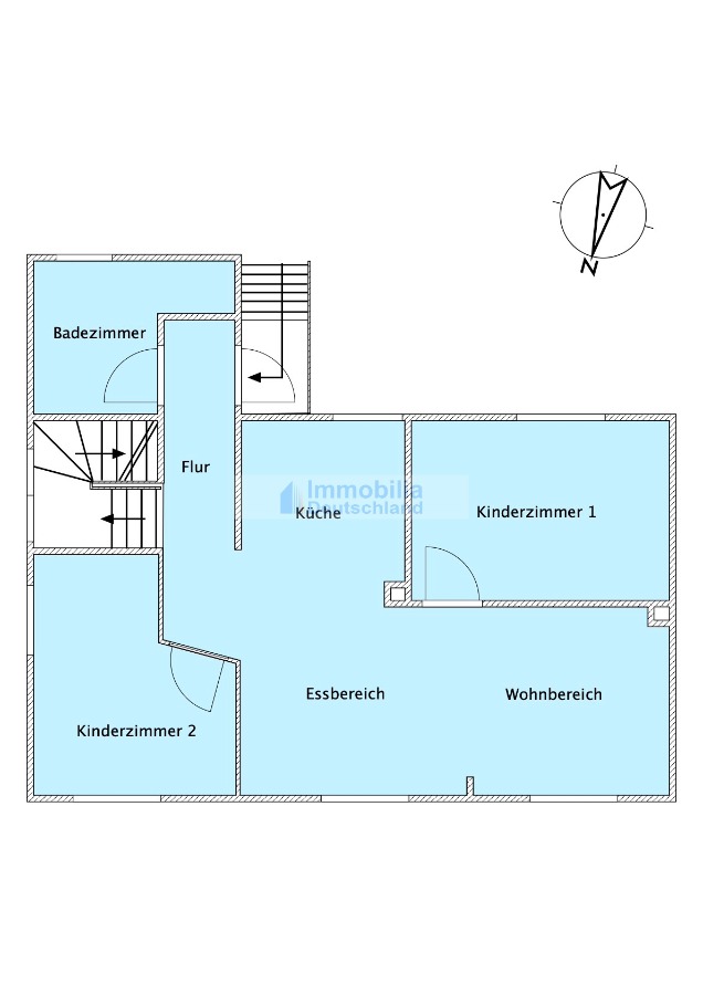 Grundriss EG Doppelhaush�lfte L�nen