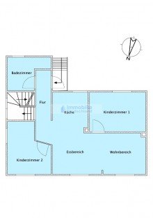 Grundriss EG Modernisierte Doppelhaush�lfte auf Traumgrundst�ck