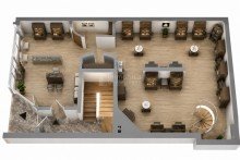 Grundriss Salon Wohnen & Arbeiten vereint in Bestlage: Ihr Logenplatz in der L�ner Fu�g�ngerzone!