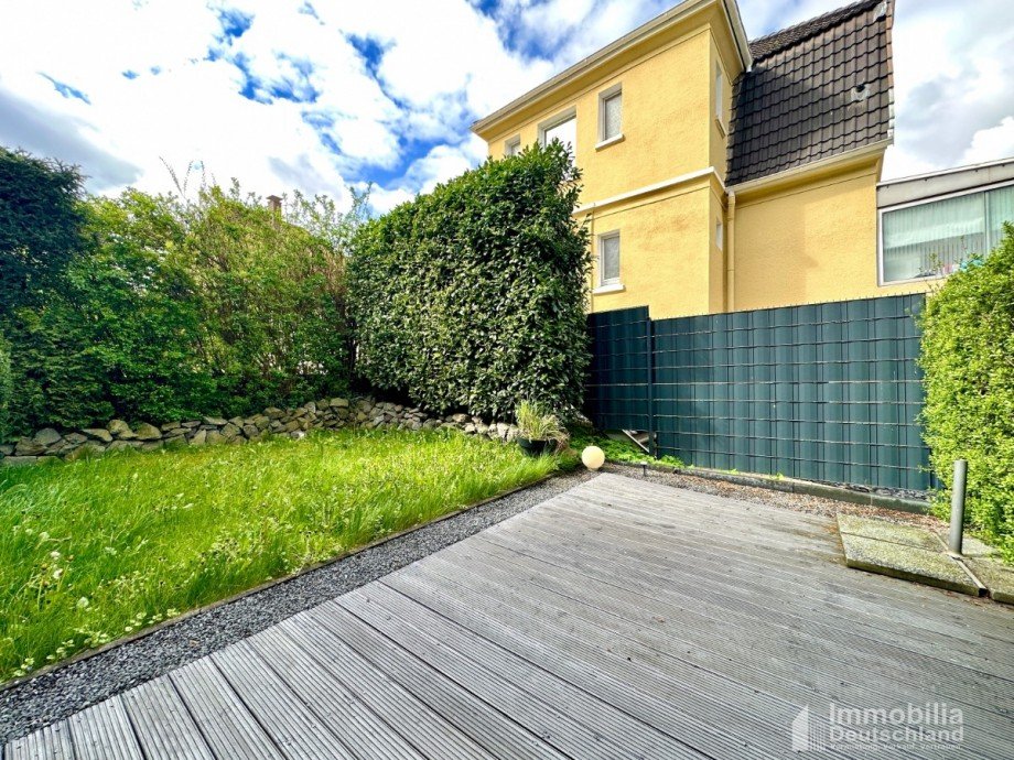 Garten mit gro�er Terrasse Erdgeschosswohnung Dortmund