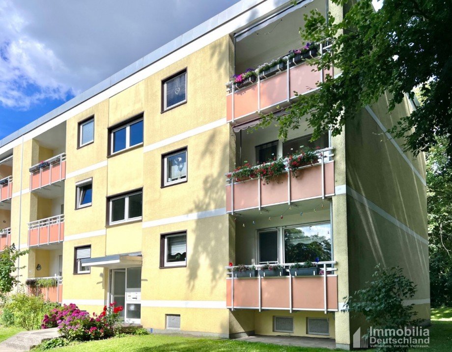 Hausansicht Erdgeschosswohnung Dortmund
