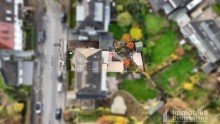 Vogelperspektive Grundst�ck Ein- bis Zweifamilienhaus mit Garage und Garten in Dortmund-Barop