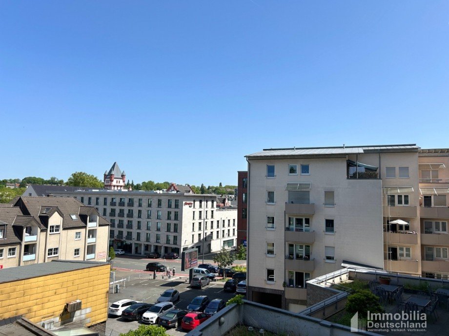 Aussicht aus dem Laubengang vor der Wohnungst�r Etagenwohnung Dortmund
