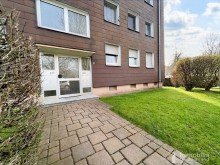 Hauseingang Moderne 3-Zimmer-Wohnung mit Balkon im Hafenviertel Dortmund