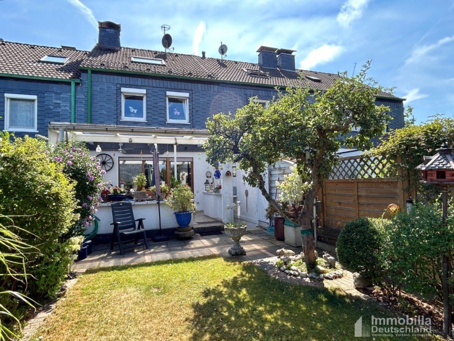 R�ckansicht Reihenmittelhaus Remscheid