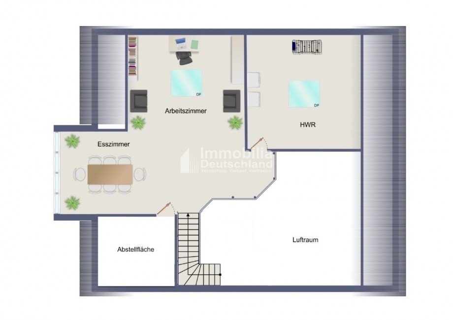 Grundriss Spitzboden Maisonettewohnung Dortmund