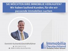 Ansicht Ein- bis Zweifamilienhaus mit Garage und Garten in Dortmund-Barop