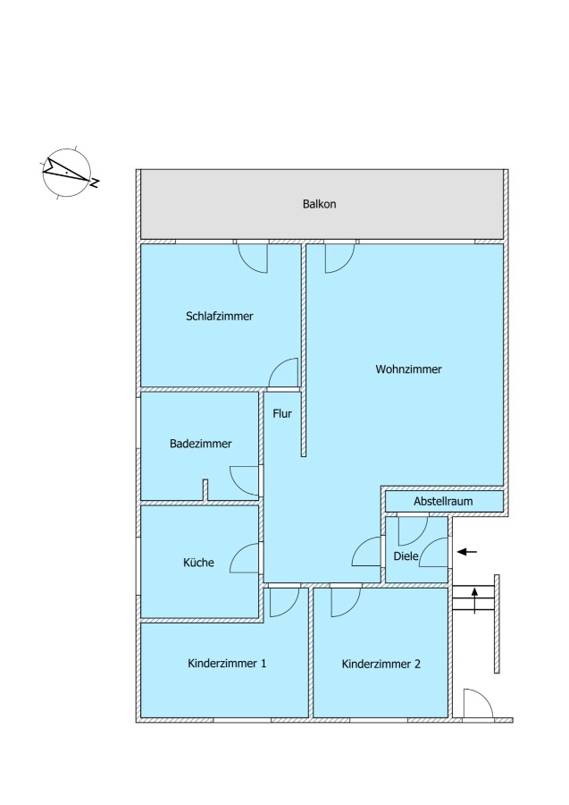 Grundriss Erdgeschosswohnung Dortmund