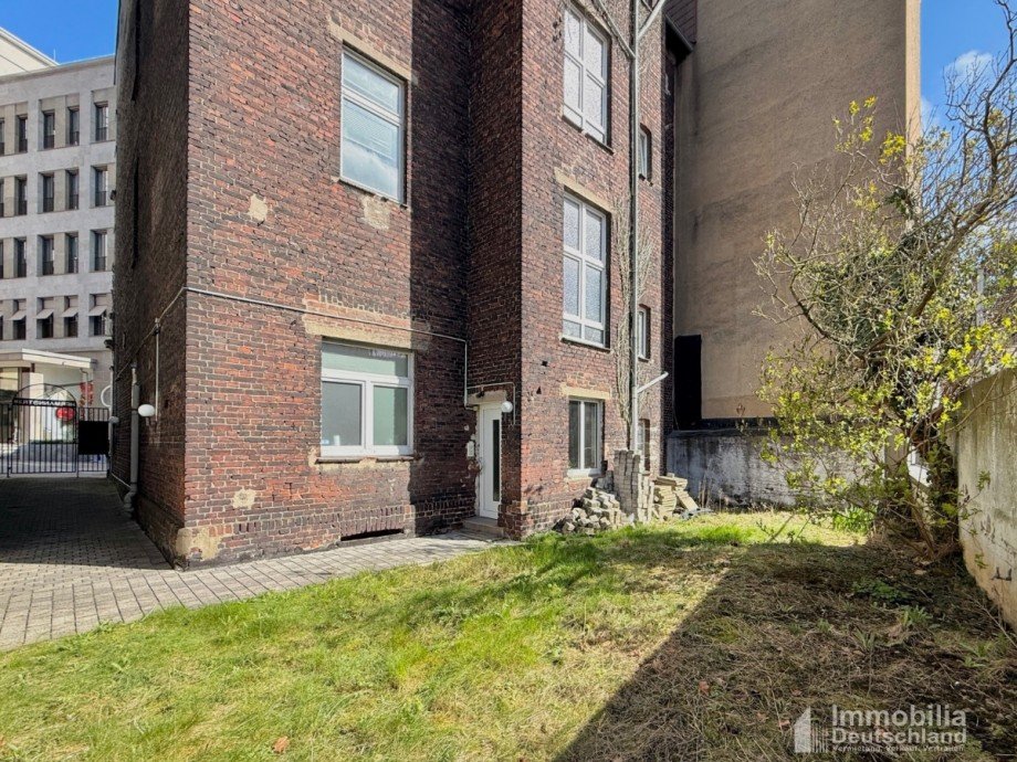 R�ckansicht Maisonettewohnung Dortmund