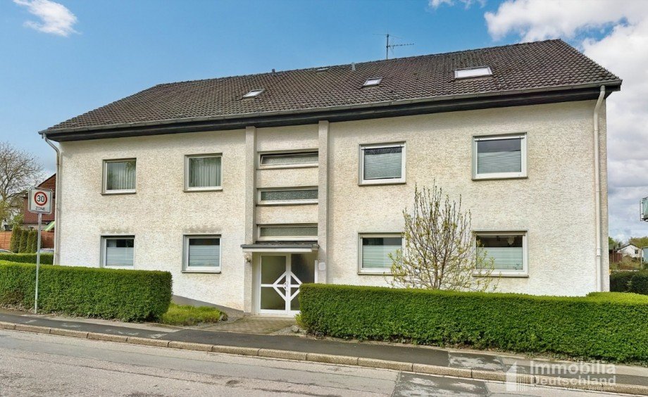 Frontansicht Erdgeschosswohnung Dortmund