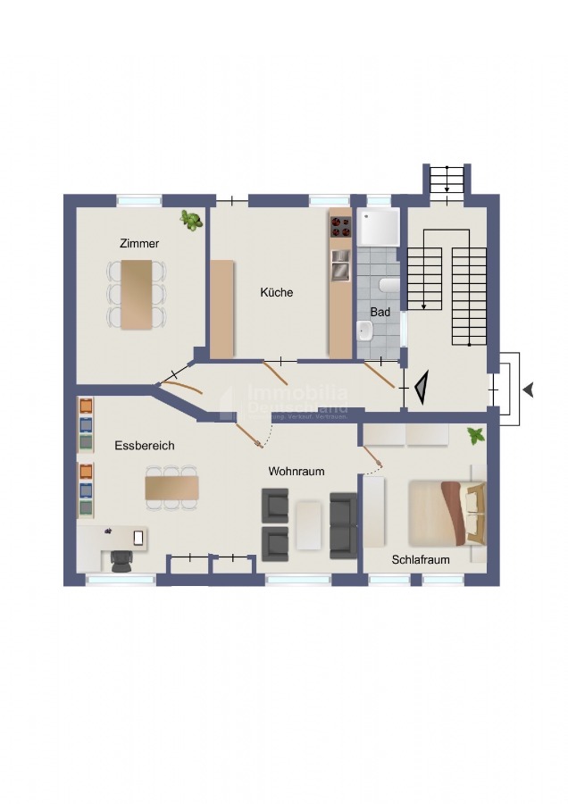 2. Obergeschoss Mehrfamilienhaus Dortmund