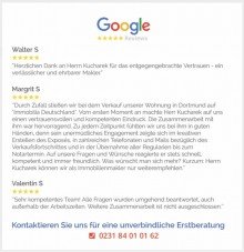 Ansicht Zweifamilienhaus mit Garagen in Wunschlage von L�nen