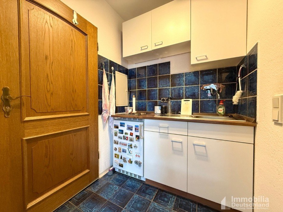 Blick zum Wohnungseingang / Kochnische Erdgeschosswohnung Dortmund