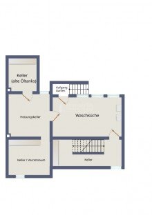 Grundriss KG Liebenswerte Doppelhaush�lfte inkl. Garage, Sauna und gro�em Garten im Dortmunder S�den