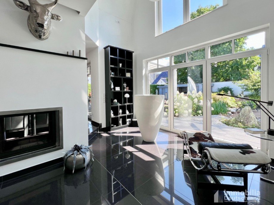 Atrium u. Kamin Einfamilienhaus Soest