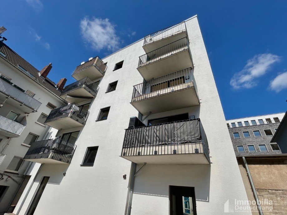 Hinteransicht Etagenwohnung Dortmund