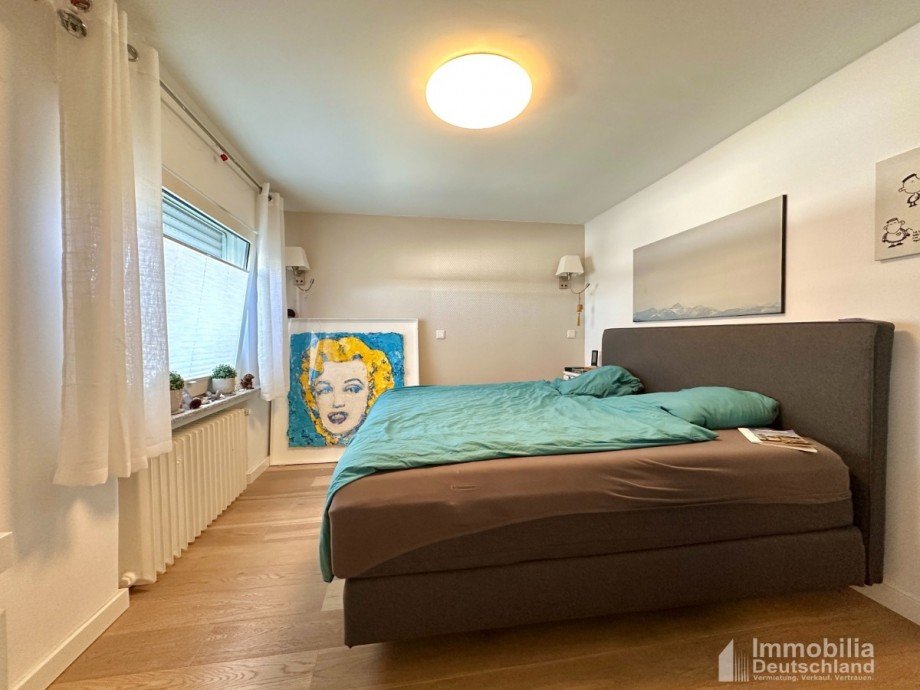 Schlafzimmer / Arbeitszimmer im Erdgeschoss Doppelhaush�lfte Dortmund