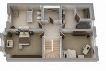 Grundriss 2. OG Wohnen & Arbeiten vereint in Bestlage: Ihr Logenplatz in der L�ner Fu�g�ngerzone!
