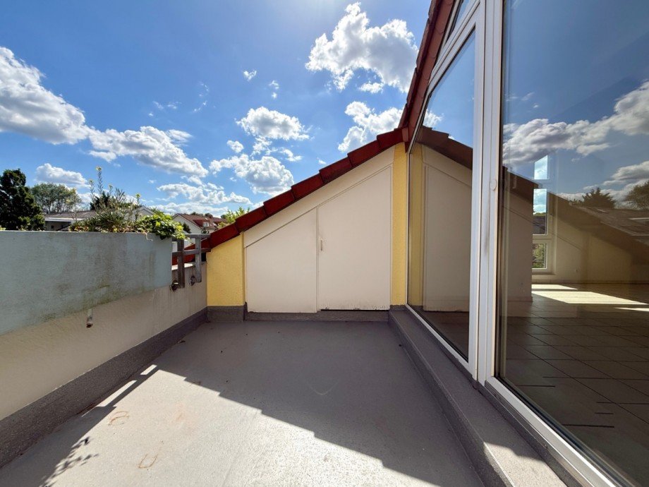 S�d-Balkon Dachgeschosswohnung Dortmund