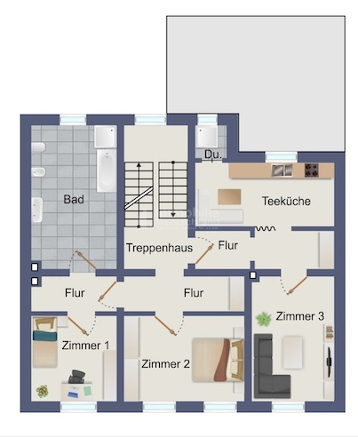 1. Obergeschoss Mehrfamilienhaus Dortmund