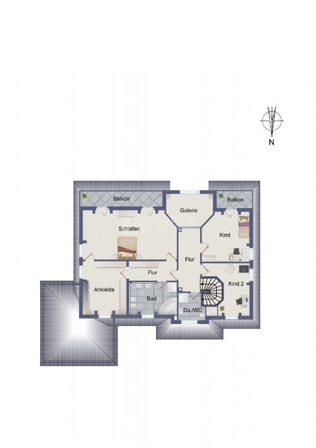 Grundriss OG Einfamilienhaus Soest