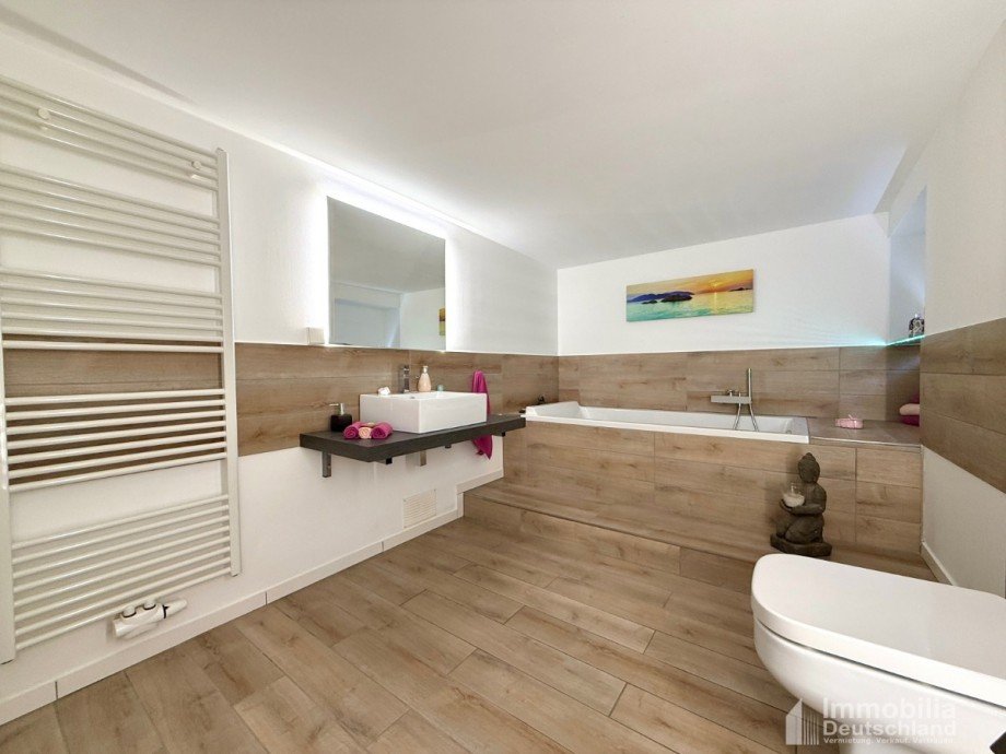 Badezimmer im Keller Erdgeschosswohnung Witten
