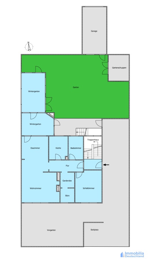 Grundriss_EG Doppelhaush�lfte Kamen