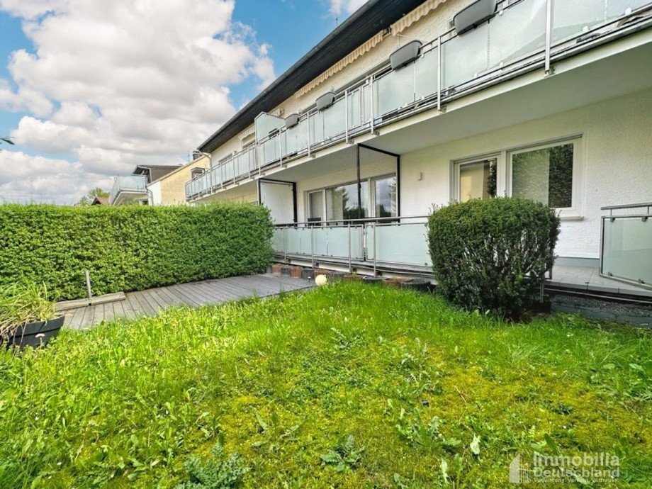 Hinteransicht mit eigenem Garten Erdgeschosswohnung Dortmund