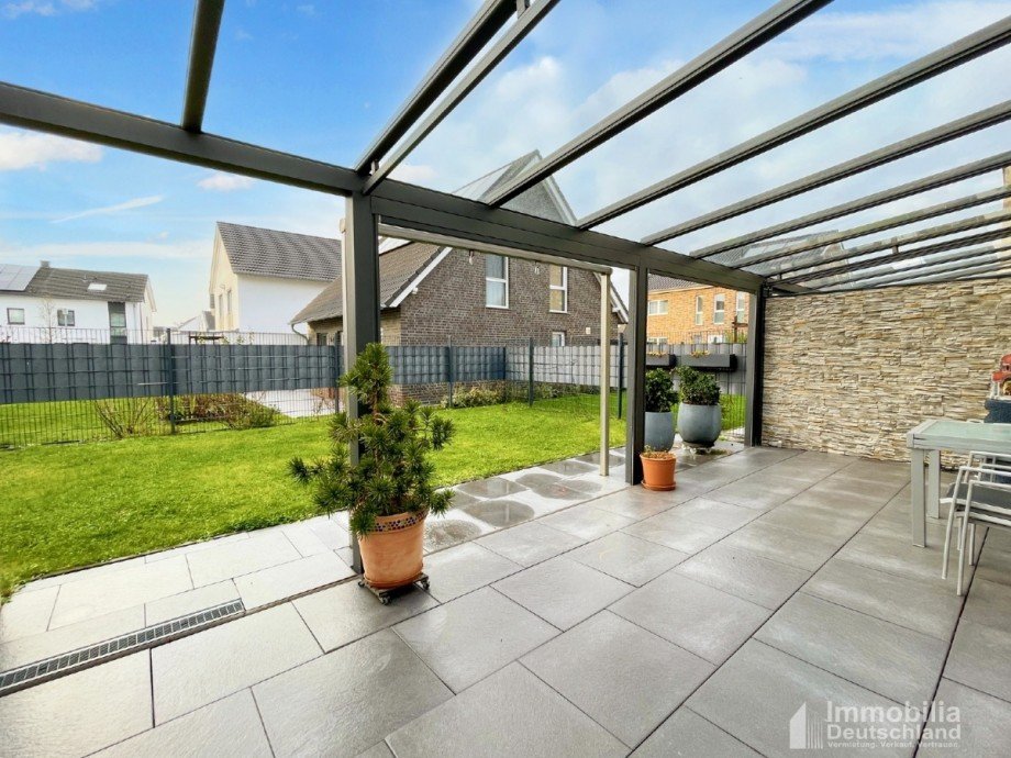 Terrasse Doppelhaush�lfte Dortmund