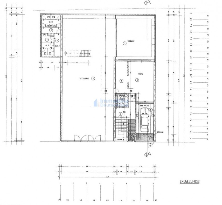 Grundriss EG Gastgewerbe Dortmund