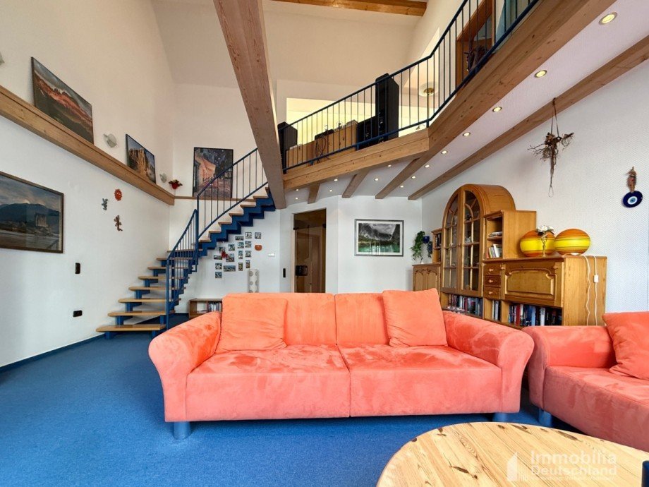 Wohnzimmer Maisonettewohnung Dortmund