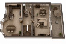 Grundriss 1. OG Wohnen & Arbeiten vereint in Bestlage: Ihr Logenplatz in der L�ner Fu�g�ngerzone!