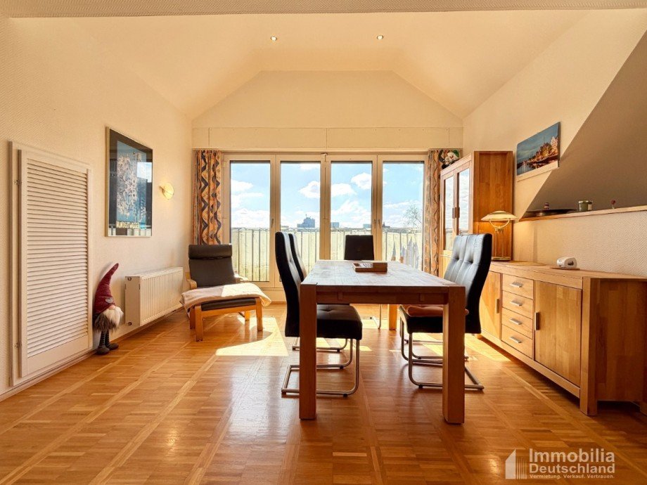 Essbereich Spitzboden Maisonettewohnung Dortmund