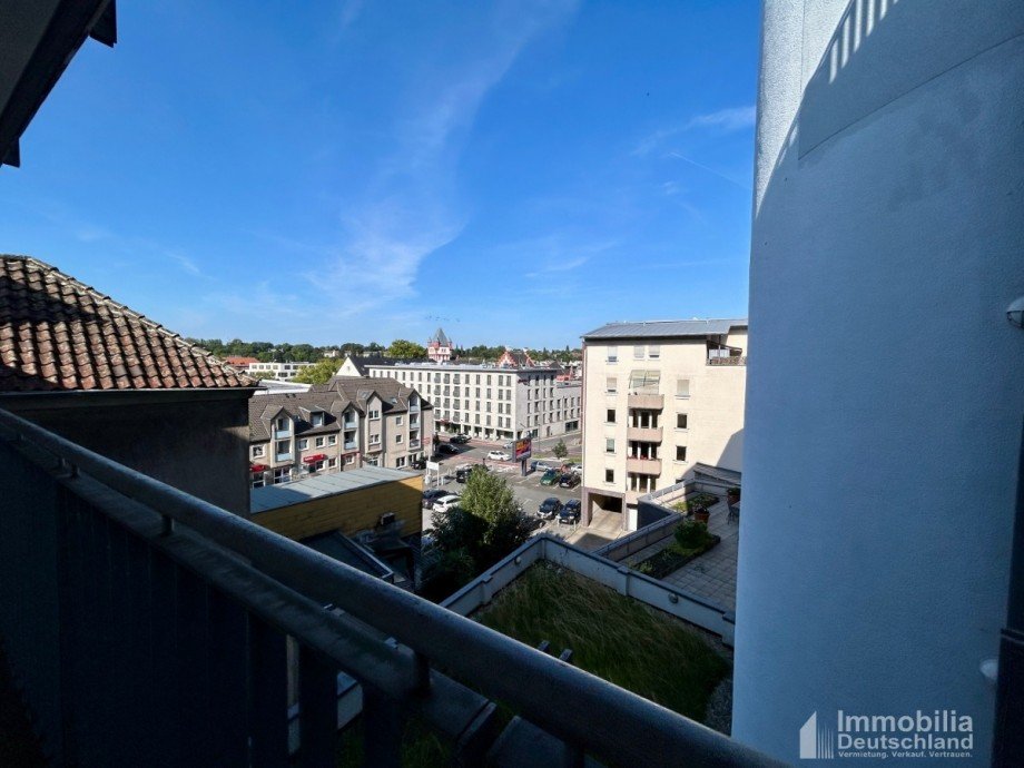 Aussicht vom Laubengang Etagenwohnung Dortmund