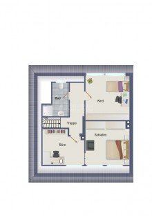 Dachgeschoss Ein- bis Zweifamilienhaus mit Garage und Garten in Dortmund-Barop