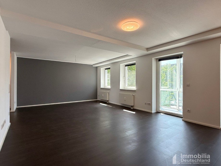Wohnzimmer aus Sicht der K�che Etagenwohnung Dortmund
