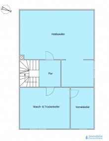 Keller - Grundriss Traumhafte Doppelhaush�lfte mit Garten und Garage in Bergkamen