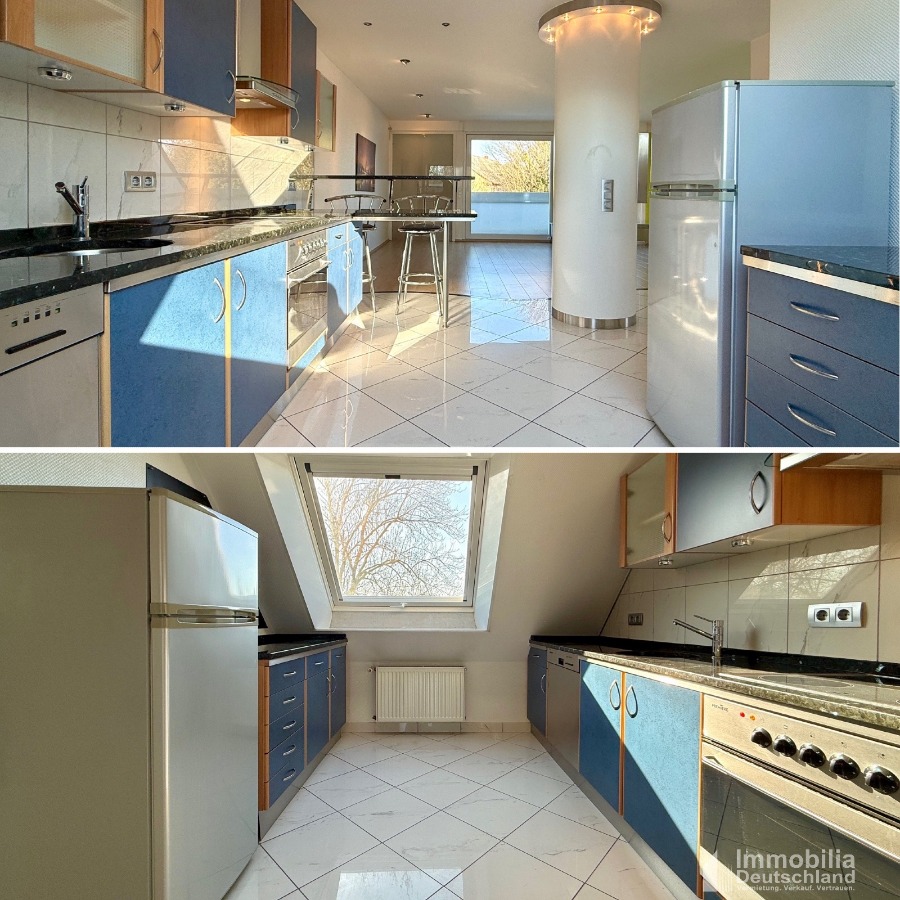 K�che Dachgeschoss Reihenendhaus L�nen