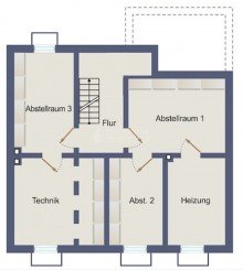Kellergeschoss MFH mit Seltenheitswert: Gewerbliche Nutzung + N�he zum Phoenix-See